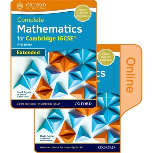 Complete Mathematics for Cambridge IGCSERG Student Book (Extended): Print & Online Student Book Pack