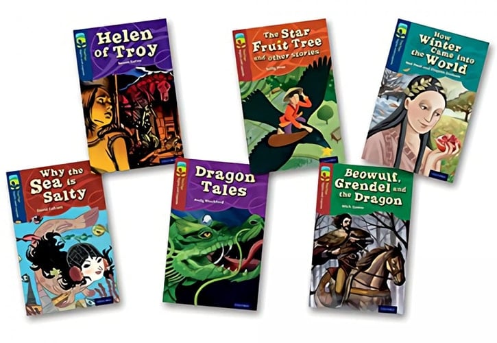 Why the Sea Is Salty, Helen of Troy, the Star Fruit Tree and Other Stories, the Winter Came Into the World, Dragon Tales, Beowolf Grendel and the Dragon