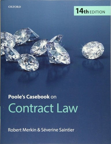Poole's Casebook on Contract Law