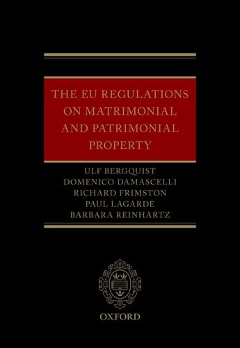 The EU Regulations on Matrimonial and Patrimonial Property