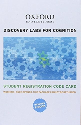 Discovery Labs for Cognition: Registration card without e-book