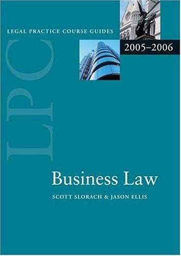 Business Law (Blackstone Legal Practice Course Guide)
