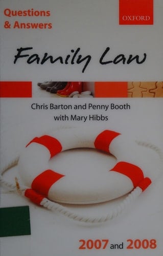 Q and A: Family Law 2007-2008 (Blackstone's Law Questions and Answers)