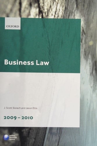 Business Law 2009-2010