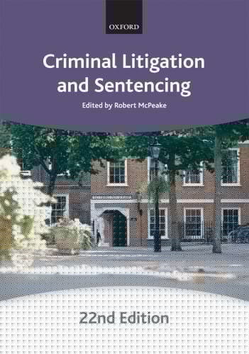 Criminal Litigation and Sentencing