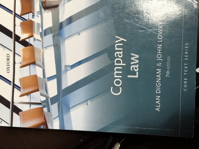 Company Law (Core Text)