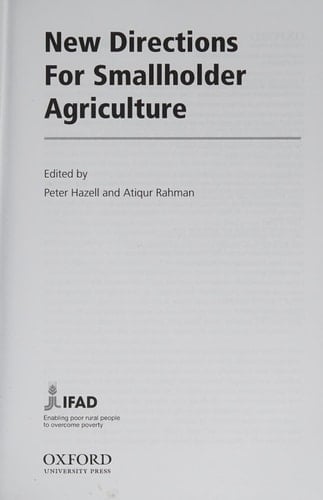 New Directions for Smallholder Agriculture