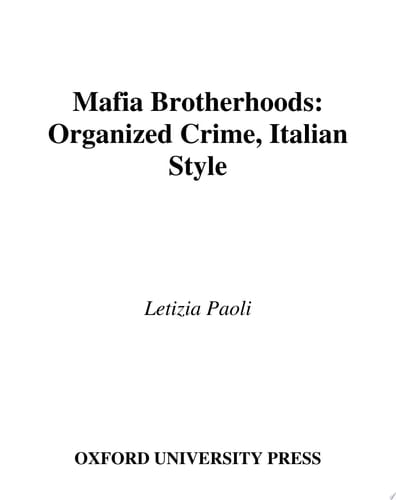 Mafia Brotherhoods