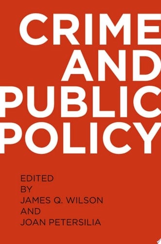 Crime And Public Policy