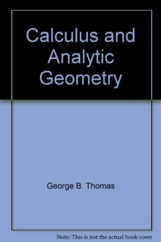 Calculus and Analytic Geometry