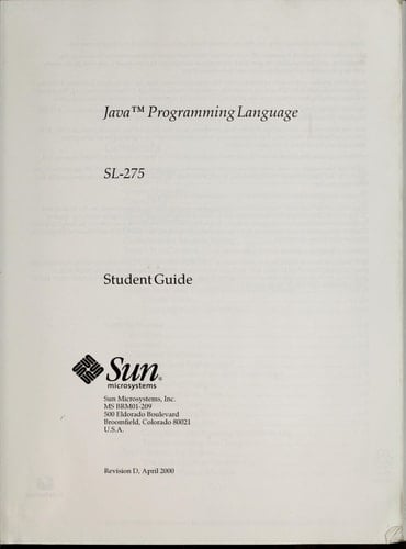 Java Programming Language