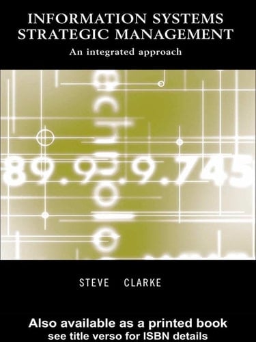 Information Systems Strategic Management