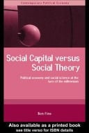 Social Capital Versus Social Theory