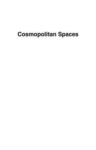 Cosmopolitan spaces: Europe, globalization, theory