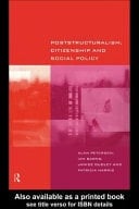 Poststructuralism, Citizenship and Social Policy