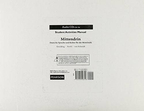 SAM Audio CDs for Mittendrin: Deutsche Sprache und Kultur für die Mittelstufe