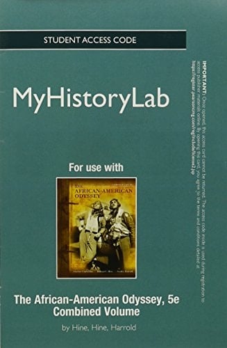 NEW MyHistoryLab -- Standalone Access Card -- for The African-American Odyssey (5th Edition)
