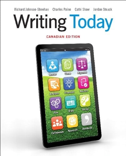 Writing Today, Canadian Edition