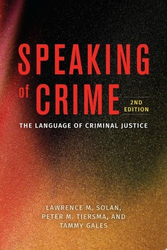 Speaking of Crime