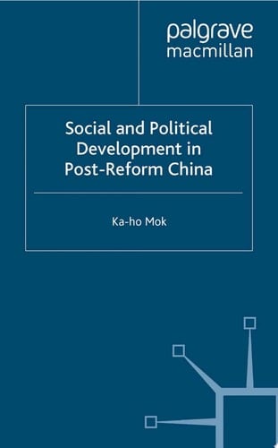 Social and Political Development in Post-reform China