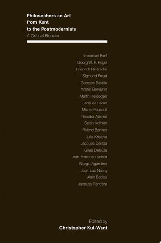 Philosophers on Art from Kant to the Postmodernists