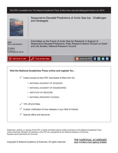 Seasonal to Decadal Predictions of Arctic Sea Ice Challenges and Strategies