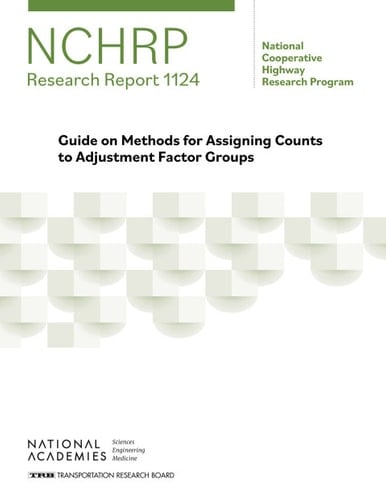 Guide on Methods for Assigning Counts to Adjustment Factor Groups