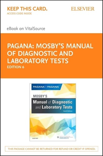 Mosby's Manual of Diagnostic and Laboratory Tests - Elsevier eBook on VitalSource (Retail Access Card)