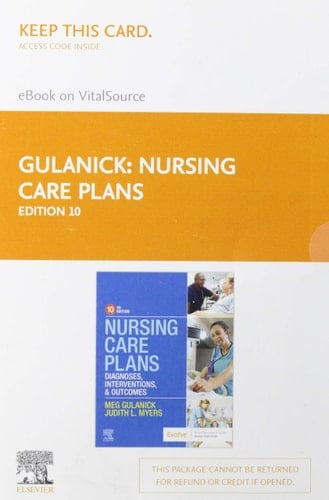 Nursing Care Plans - Elsevier eBook on VitalSource (Retail Access Card) Diagnoses, Interventions, and Outcomes