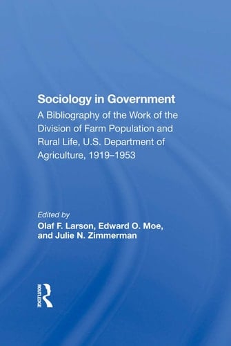 Sociology in Government