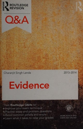 Q&a Evidence 2013-2014