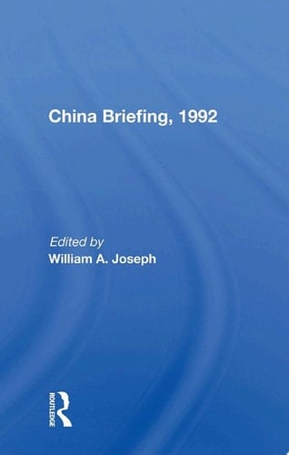 China Briefing, 1992