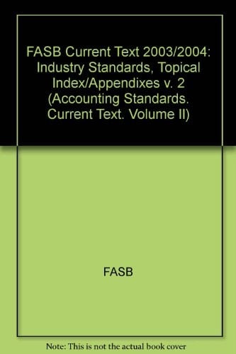 2003 Fasb Current Text