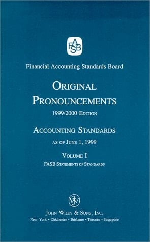 1999 Original Pronouncements, FASB Statements