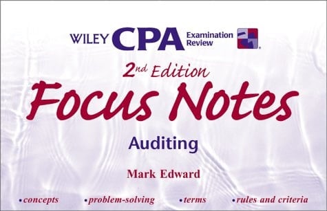 Wiley CPA Examination Review Focus Notes, Auditing