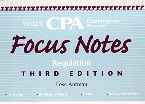 Wiley CPA Examination Review Focus Notes, Regulation