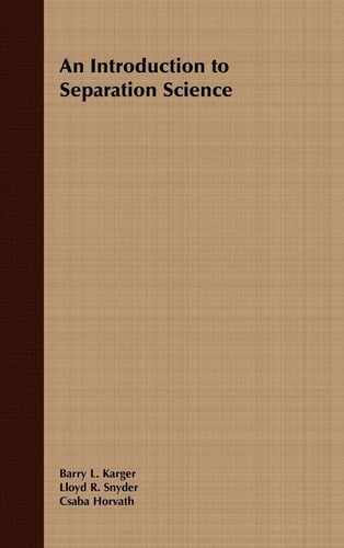 Introduction to Separation Science
