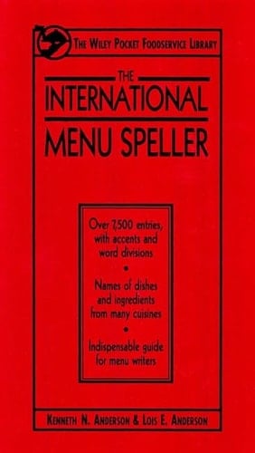 The International Menu Speller