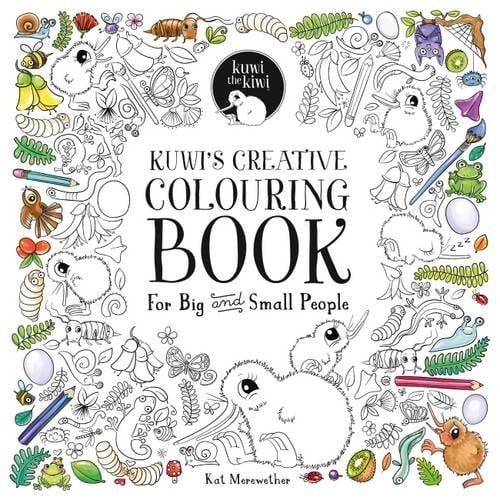Kuwi's Creative Colouring Book for Big and Small People