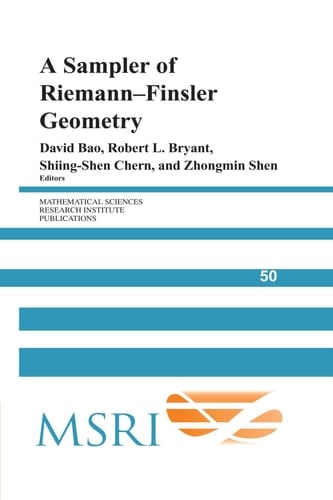 A Sampler of Riemann-Finsler Geometry