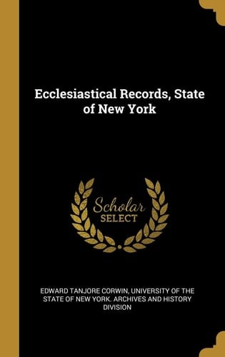 Ecclesiastical Records, State of New York