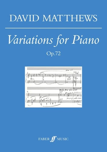 Variations for Piano (Faber Edition)