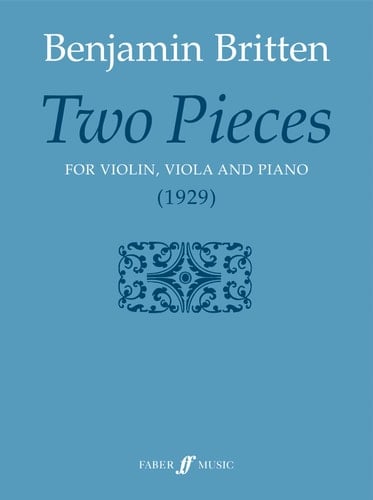 Two Pieces: For Violin, Viola, and Piano, Score & Parts (Faber Edition)