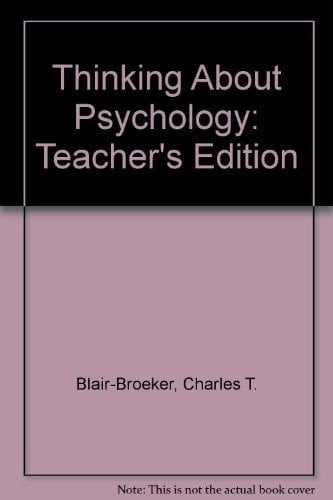 Thinking about Psychology The Science of Mind and Behavior