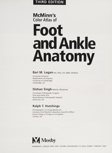 McMinn's Color Atlas of Foot & Ankle Anatomy