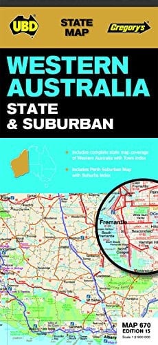 Western Australia State Subur Map 670 15