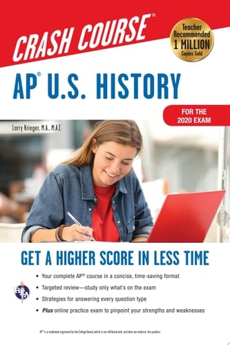 AP U.S. History Crash Course, Book + Online