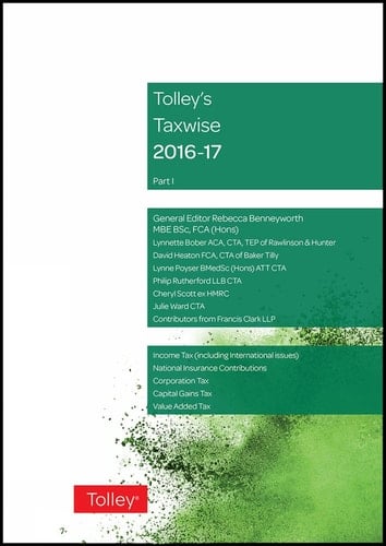 Tolley's Taxwise I 2016-17