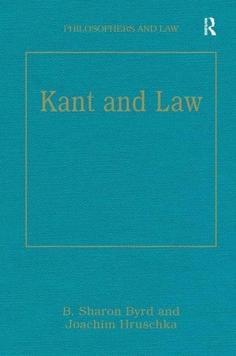 Kant and Law
