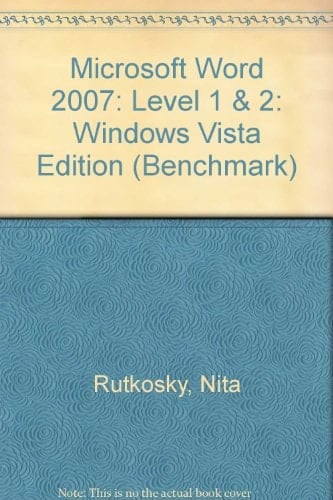 Microsoft Word 2007 Level 1 & 2 - Windows Vista Version